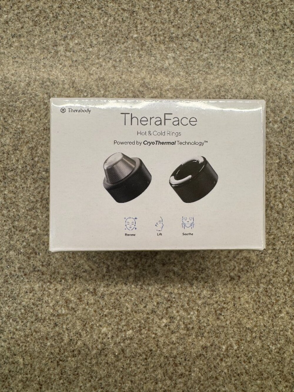 TheraFace Pro Hot & Cold Rings, Black
